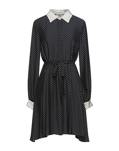 TWINSET Office dress Black 70% Viscose, 30% Silk