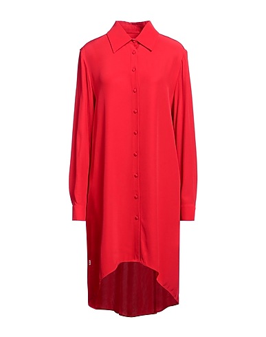 JIJIL Vestito chemisier Rosso 100% Viscosa