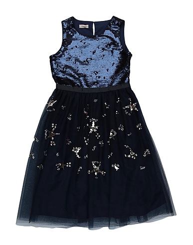 PINKO UP Dress Midnight blue 100% Polyamide, Polyester, Elastane