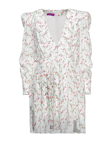 PHILOSOPHY di LORENZO SERAFINI Short dress White 100% Silk
