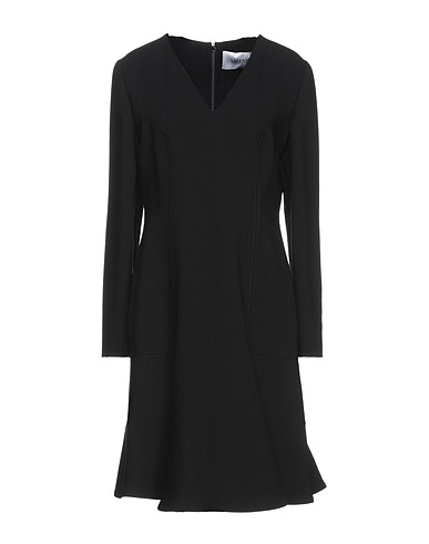 VALENTINO GARAVANI Kleid für das Büro Schwarz 98% Wolle, 1% Elastan, 1% Polyamid