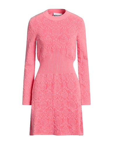 MOSCHINO Vestito corto Rosa 63% Viscosa, 37% Poliammide, Elastan