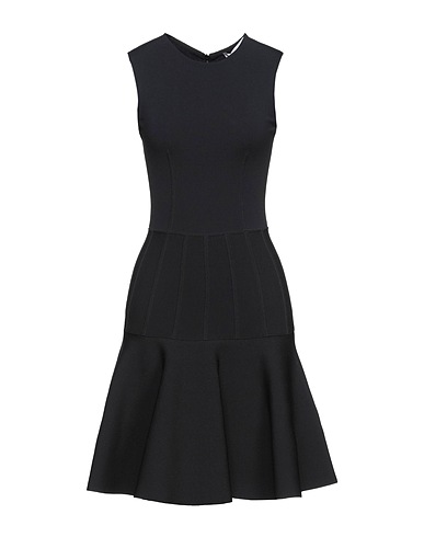 VALENTINO GARAVANI ミニワンピース・ドレス ブラック レーヨン 83% / ポリエステル 17%