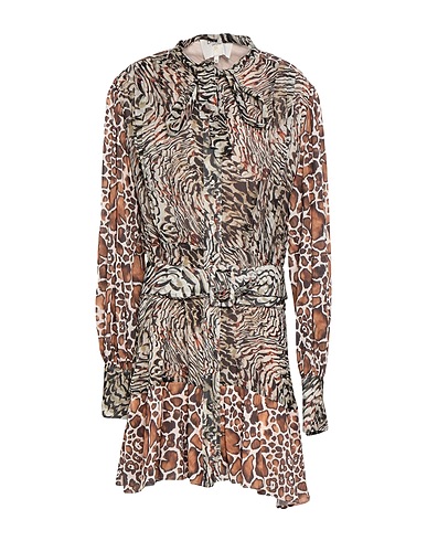 DREAM CATCHER Vestito chemisier Verde militare 100% Viscosa