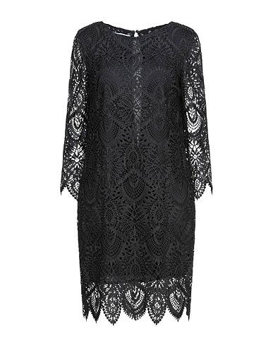 DONDUP Short dress Black 100% Polyester