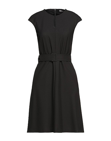 MARELLA Midi-Kleid Schwarz 67% Polyester, 29% Viskose, 4% Elastan