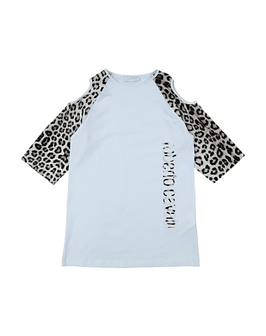 ROBERTO CAVALLI JUNIOR Dress White 94% Cotton, 6% Elastane