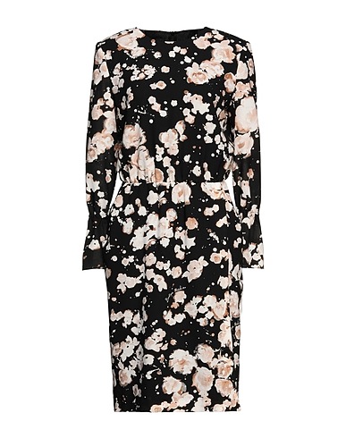 BOUTIQUE MOSCHINO 미디 원피스 블랙 100% 폴리에스테르