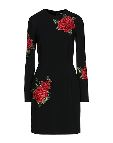 DOLCE&GABBANA Short dress Black 51% Viscose, 46% Acetate, 3% Elastane