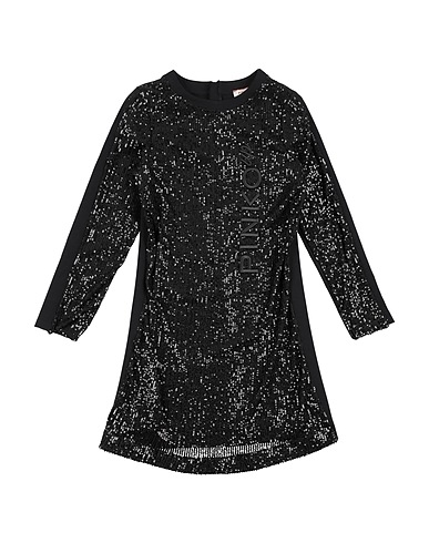 PINKO UP Vestito paillettes Nero 100% Poliestere, Viscosa, Nylon