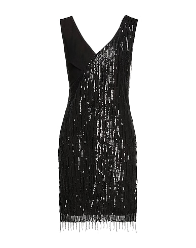 KOCCA Short dress Black 95% Polyester, 5% Elastane