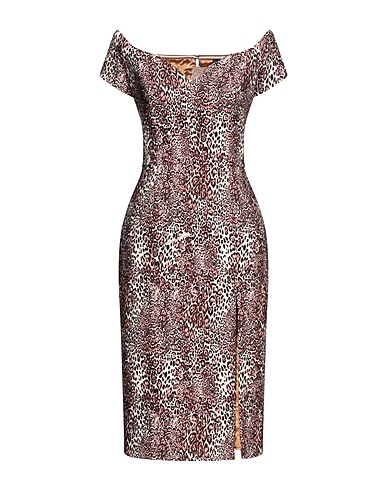 ELISABETTA FRANCHI Midi dress Blush 96% Polyester, 4% Elastane