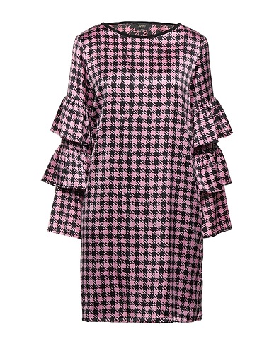 LIU •JO Short dress Pink 97% Polyester, 3% Elastane