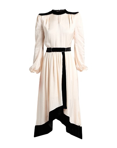 PHILOSOPHY di LORENZO SERAFINI Long dress Ivory 100% Polyester, Viscose, Silk