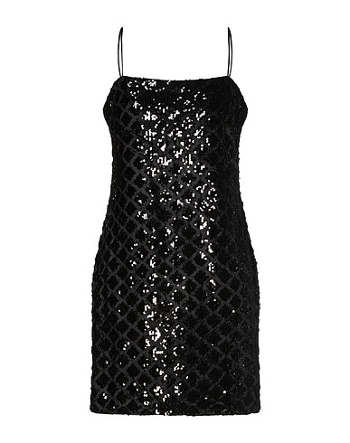 MARC ELLIS Sequin dress Black 100% Polyester