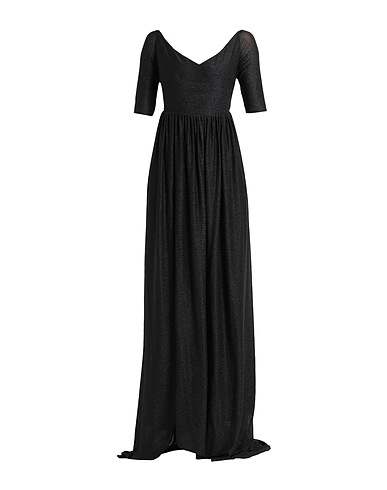 FELEPPA Long dress Black 64% Viscose, 17% Polyester, 14% Polyamide, 5% Elastane