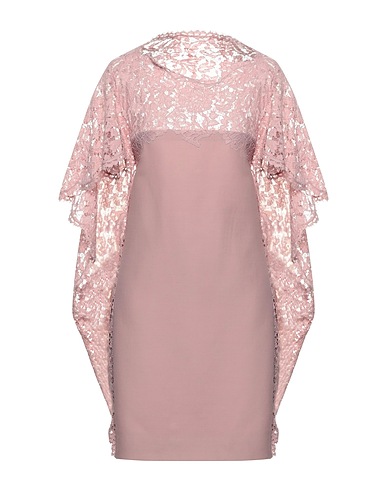 VALENTINO GARAVANI ミニワンピース・ドレス ピンク レーヨン 43% / コットン 34% / ナイロン 23% / バージンウール / シルク
