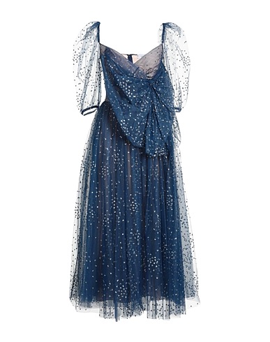 REDValentino Elegant dress Blue 100% Polyamide
