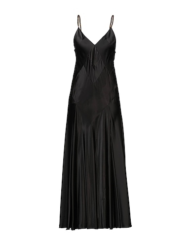 ROBERTO CAVALLI Long dress Black 100% Viscose, Metal