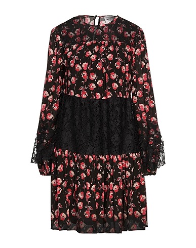 BE BLUMARINE Short dress Black 100% Polyamide, Viscose, Elastane