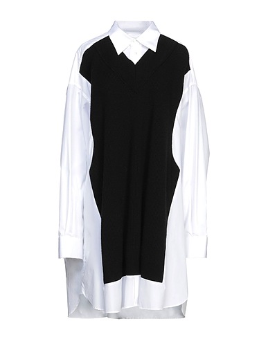 MAISON MARGIELA Midi dress Black 100% Cotton, Wool
