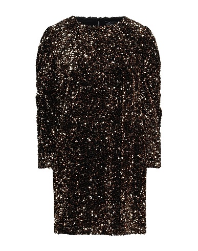 NORA BARTH Sequin dress Bronze 100% Polyester