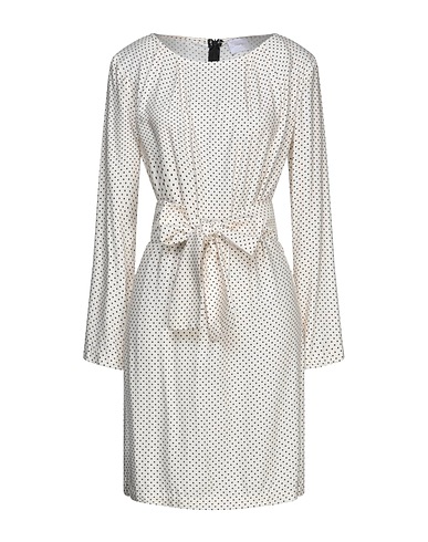 MERCI ITALIA Short dress Ivory 100% Viscose