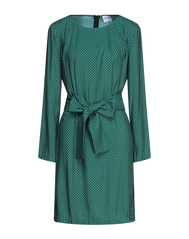 MERCI ITALIA Short dress Emerald green 100% Viscose