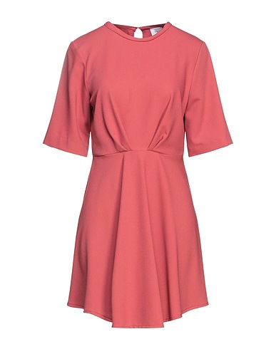 MERCI ITALIA Short dress Antique rose 83% Polyester, 14% Viscose, 3% Elastane