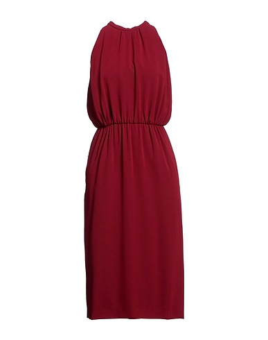 ASPESI Midi dress Burgundy 70% Triacetate, 30% Polyester