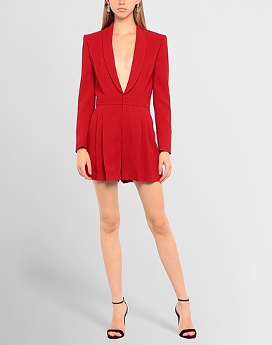 DSQUARED2 Jumpsuits and Dungarees Red 95% Viscose, 5% Elastane