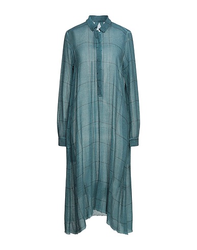 TRANSIT Vestito chemisier Verde petrolio 60% Viscosa, 40% Lana Vergine