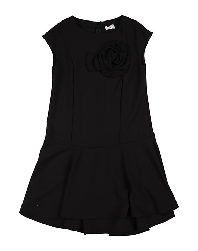 MONNALISA Dress Black 63% Polyester, 32% Viscose, 5% Elastane