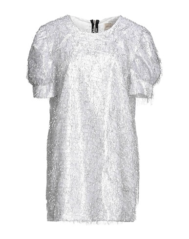 5RUE Vestito corto Grigio chiaro 100% Poliestere