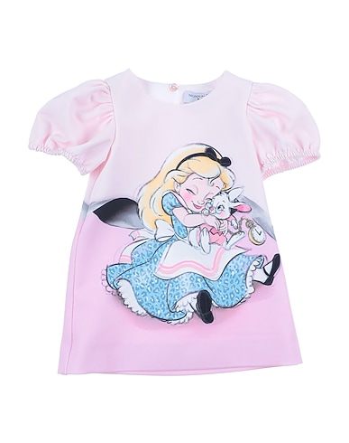 MONNALISA Vestido para bebé Pink 87% Polyester, 13% Elastane