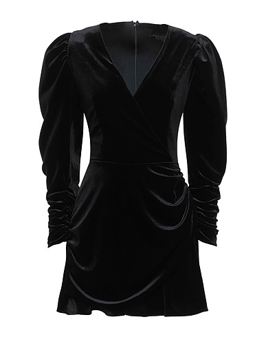 ACTUALEE Short dress Black 95% Polyester, 5% Elastane
