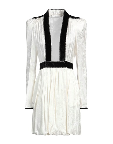 PHILOSOPHY di LORENZO SERAFINI Elegant dress White 100% Viscose, Silk