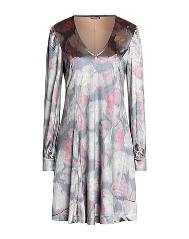 MALÌPARMI Midi dress Taupe 90% Polyester, 10% Elastane