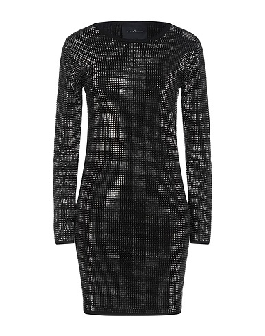 JOHN RICHMOND Sheath dress Black 72% Viscose, 28% Polyester
