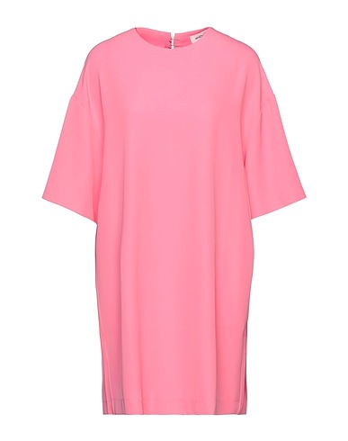 OTTOD'AME Vestito corto Rosa 97% Poliestere, 3% Elastan