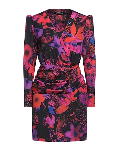 FRANKIE MORELLO Sheath dress Purple 100% Polyester