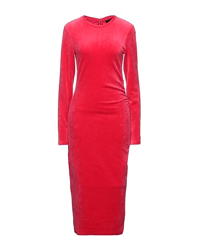 JUICY COUTURE Midi dress Fuchsia 78% Cotton, 18% Polyester, 4% Elastane