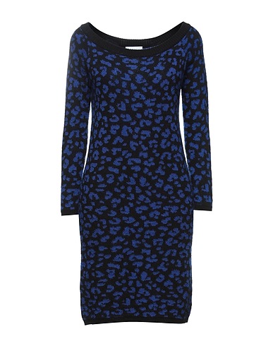 BE BLUMARINE Sheath dress Blue 56% Synthetic fibers, 26% Wool, 14% Mohair wool, 4% Cashmere