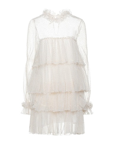 5RUE Vestito corto Bianco 100% Poliestere