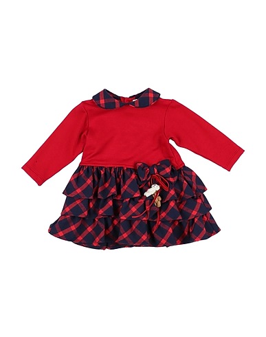 ALETTA Vestido para bebé  Red 51% Cotton, 47% Viscose, 2% Elastane