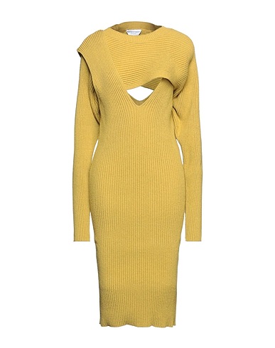 BOTTEGA VENETA Midi dress Marigold 45% Viscose, 20% Cotton, 20% Polyamide, 15% Polyester