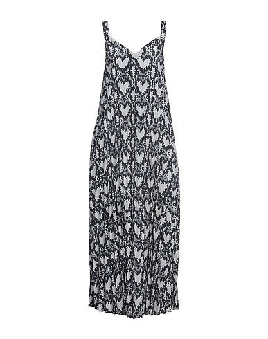 LOVE MOSCHINO Long dress Grey 100% Polyester