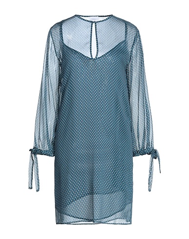 MERCI ITALIA Vestito corto Blu 100% Poliestere