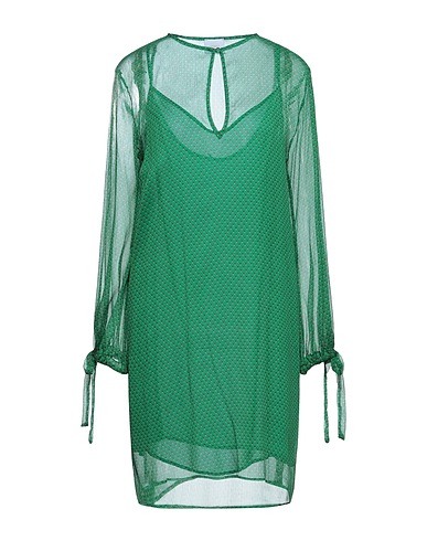 MERCI ITALIA Short dress Green 100% Polyester