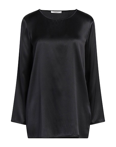 KANGRA Top Black 94% Silk, 6% Elastane